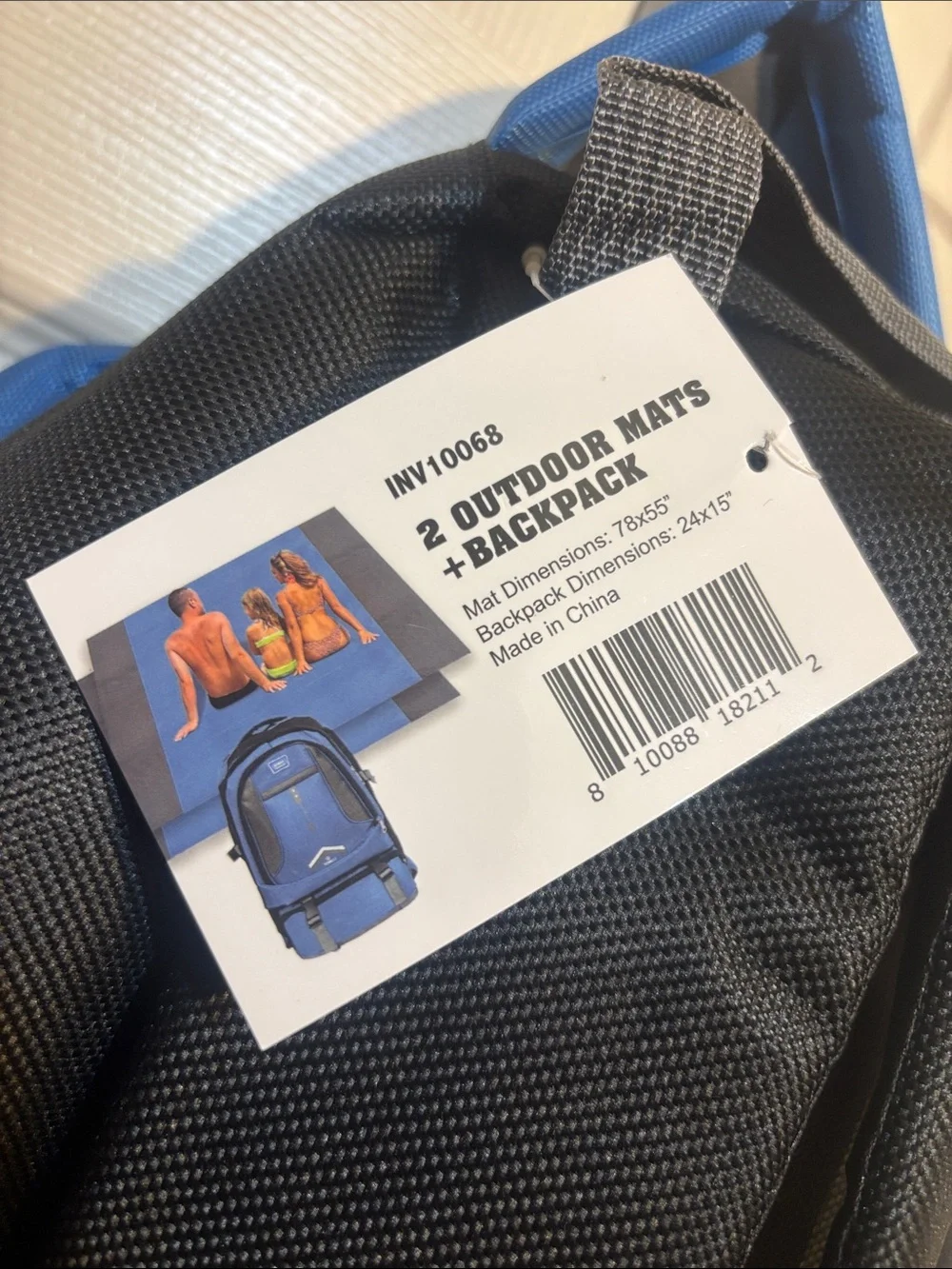 Outdoor Backpack w/2 Mats
